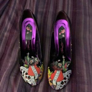 Ed Hardy Rock Away women’s heels sz 8